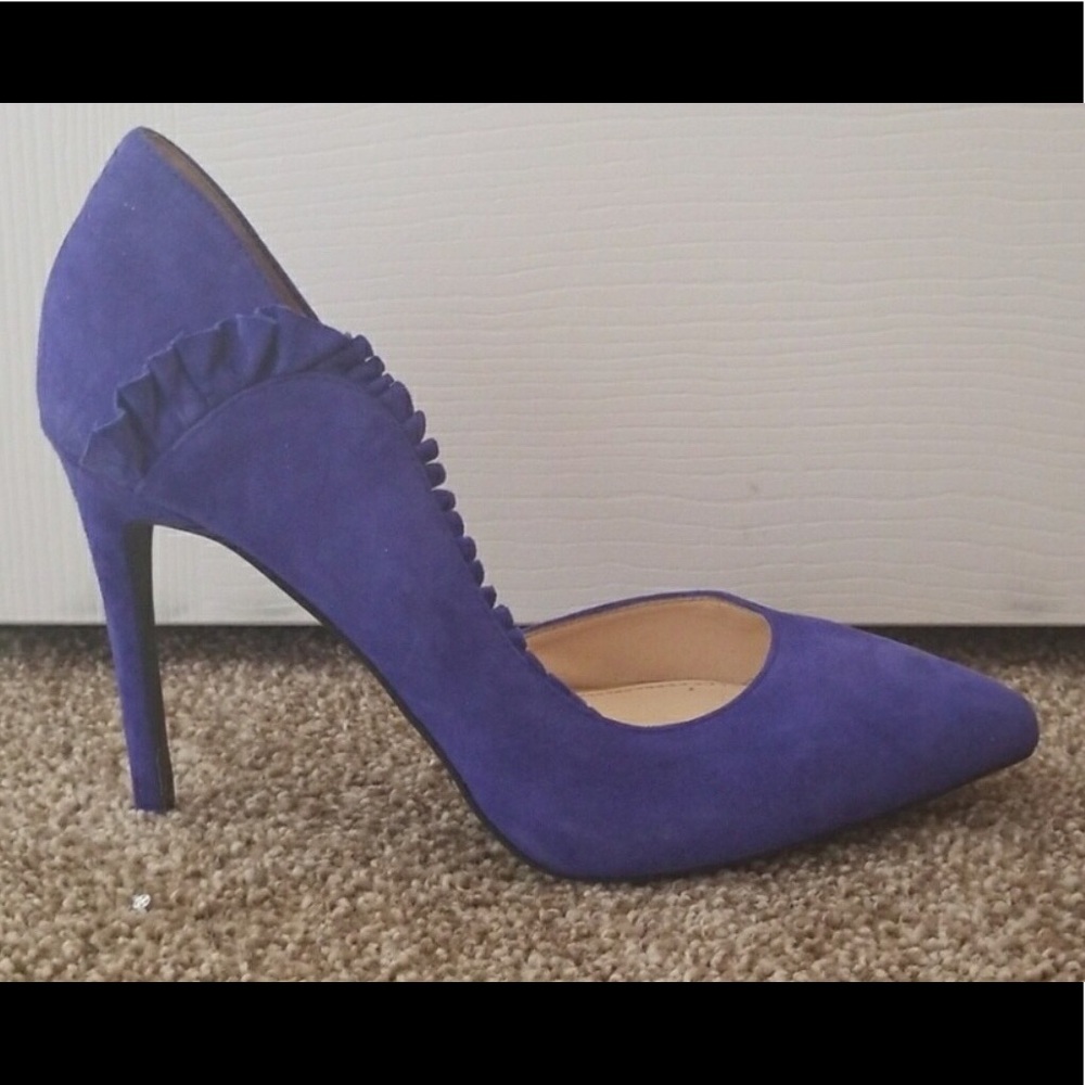 “Jessica Simpson” Cobalt Blue Peep Toe Size 10